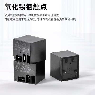 T90继电器厂家 T91 T93 4脚12v 30A 250VAC负载JQX-15F 功率继电器图2