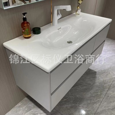 鸡蛋陶瓷一体盆洗漱盆四边挡水卫浴浴室卫生间洗手池洗脸盆大容量图2