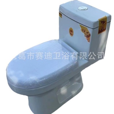 连体式虹吸马桶工程款陶瓷家用小户型马桶卫生间抽水马桶坐便器图5