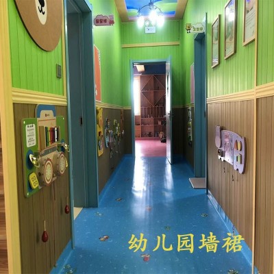 生态木双75浮雕板阳台木塑吊顶室内墙板走廊墙裙幼儿园护墙裙板图2