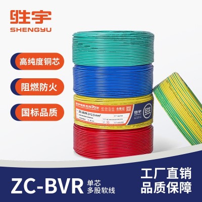ZC-BVR 国标黄绿双色接地线 电箱连接线 多股软铜线 光伏接地线图4