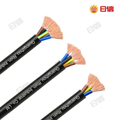 日信铜芯CE VDE认证欧标电源线H03VV-F H05VV-F 软护套电线图4