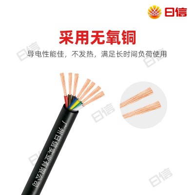 国标RVV铜芯护套线控制电缆6 10 12 20 30芯信号线厂家直销图2