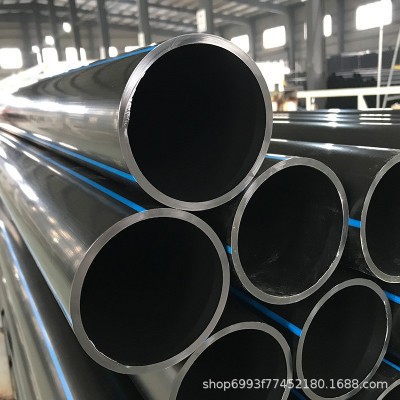 黑色pe给水管自来水管工程排水管聚乙烯hdpe园林灌溉水管线管批发图5