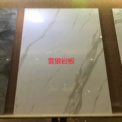 雪狼岩板宾利白羊脂白玉意大利灰雪山石阿玛灰尼劳伦黑金规格齐全图2