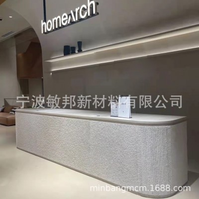菲森绿众新材同款大板工厂供货大尺寸装饰板软板柔性布纹石图3