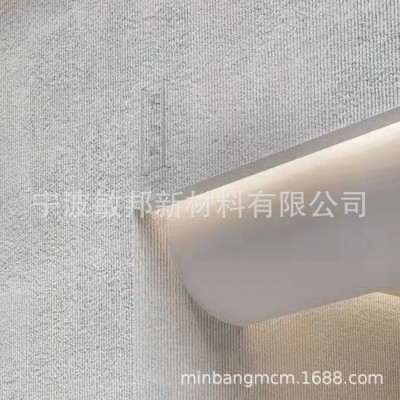 菲森绿众新材同款大板工厂供货大尺寸装饰板软板柔性布纹石图5