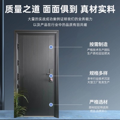 厂家家用防盗门 出租房宿舍进户公寓门 隔音安全入户门子母防盗门图2