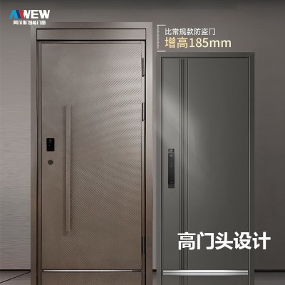 防爆铸铝门别墅大门双开入户门子母门农村自建房家用进户门 防盗门图2