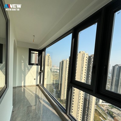 家用落地门窗客厅小户型封阳台隔音隔热卧室平开窗铝合金别墅图3