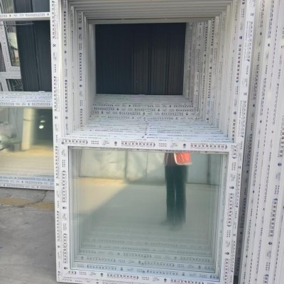 定制产品塑钢窗推拉窗厂家批发白色金刚网纱窗 平开窗户口铝合金图4