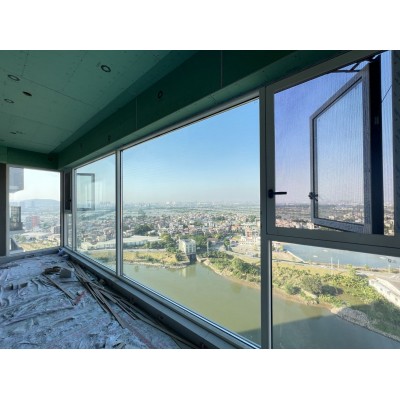 佛山110系统窗断桥铝门窗户定制封阳台铝合金隔音窗落地玻璃定制图3