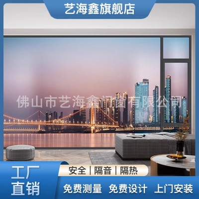 外贸出口佛山工厂澳标铝合金平开窗断桥铝门窗封阳台系统落地窗户图3