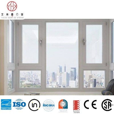 美标认证 NFRC海螺塑钢门窗PVC玻璃窗户平开窗推拉窗工程外贸出口图2