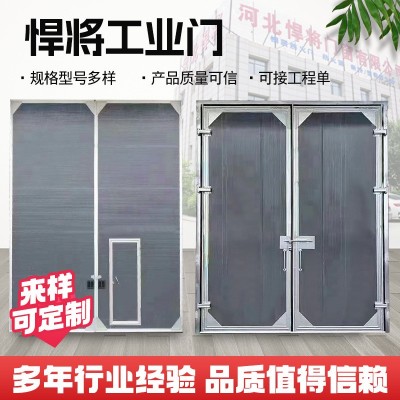 工业门钢质门仓储门平开门推拉门车间大仓库钢板门规格多样工厂门图3
