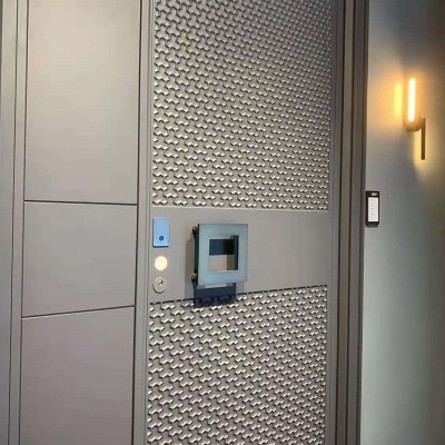 别墅大门定制农村自建房甲级双开防盗门隔音装甲铸铝门中式入户门图3