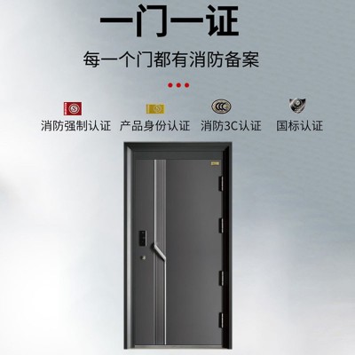 静音入户平板门资质齐全钢制防盗门厂家直销环保安全防火门可制定图3