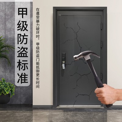 成都厂家 级钢制十公分入户家用防盗门出租房门图2