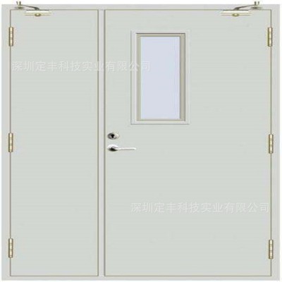 【深圳厂家】钢制质防火门消防门玻璃防火门安全门逃生门上门安装图2
