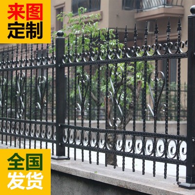 铁艺护栏阳台围栏别墅铝合金围墙不锈钢户外锌钢栏杆小区庭院栅栏图3