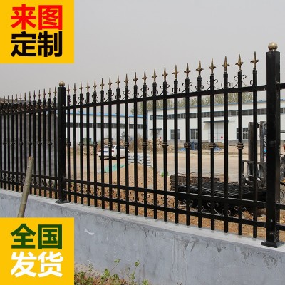 铁艺护栏阳台围栏别墅铝合金围墙不锈钢户外锌钢栏杆小区庭院栅栏图2