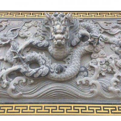 广场大理石石雕浮雕壁画 青石仿古影壁墙图5