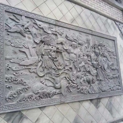 广场大理石石雕浮雕壁画 青石仿古影壁墙