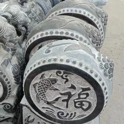 石雕门墩抱鼓石一对别墅摆件石雕门墩抱鼓石一对家用公司酒店用图2