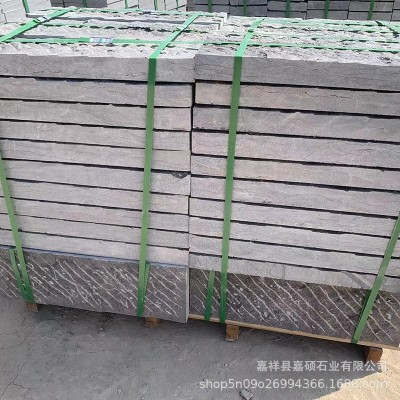 青石台阶石 人工打凿菠萝面狗牙錾道面防古踏步古建阶条石青石板图4