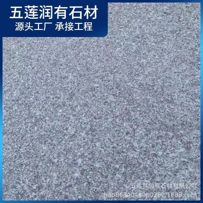 芝麻黑花岗岩火烧板 30mm厚荔枝面火烧面石材大板 山东芝麻黑石材图3