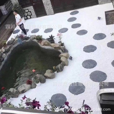 天然青石板汀步园林景区别墅防滑草坪不规则庭院花园踏步文化石砖图2