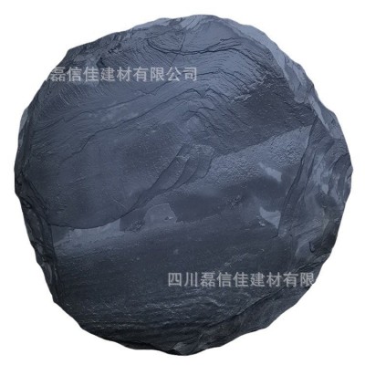 天然青石板汀步园林景区别墅防滑草坪不规则庭院花园踏步文化石砖图5