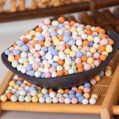 彩色陶粒养花铺面石水培盆栽垫底石头透气多肉鱼缸七彩陶粒球烂根图2