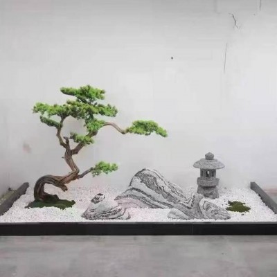 雪浪石切片组合天然雪浪石室内微景观园林别墅庭院造景图2