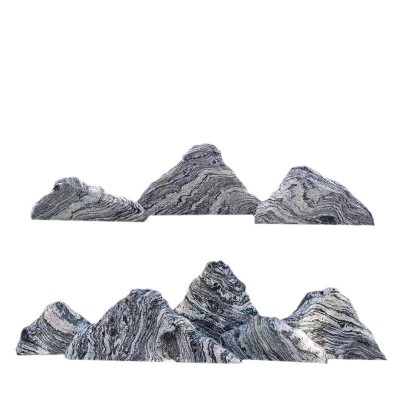 雪浪石切片组合天然雪浪石室内微景观园林别墅庭院造景图5