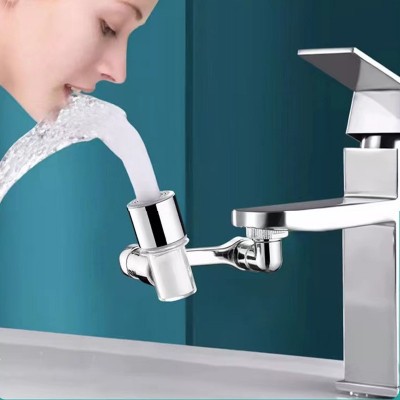 机械臂万向水龙头出水延伸水嘴可旋转起泡器家用接头防溅摇臂水嘴图2