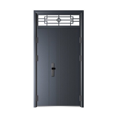 防盗门带气窗工程门家用进户门亮窗公寓出租宿舍办公自建房入户门图5