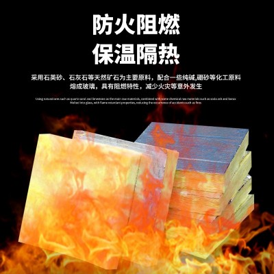 耐火1小时防排烟玻璃棉板A级防火消防排烟通风管道铝箔玻璃棉板图2