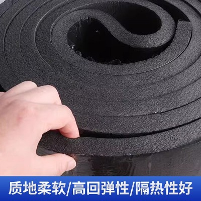 b1级橡塑隔热保温管道防火材料棉板隔音棉海绵板棉阻燃板防潮加厚图2