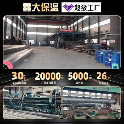 高密度聚乙烯保温管预制地埋发泡管聚氨酯直埋式保温管厂家定制图4