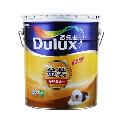 多乐士 金装净味五合一乳胶漆内墙面漆5合1净味墙漆涂料 油漆18L图4