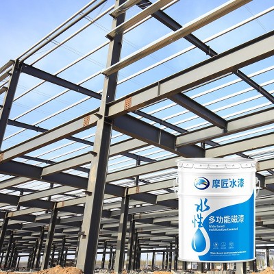 金属防锈防腐漆彩钢瓦翻新专用漆醇酸磁漆快干亮光水性金 属漆桶装图4