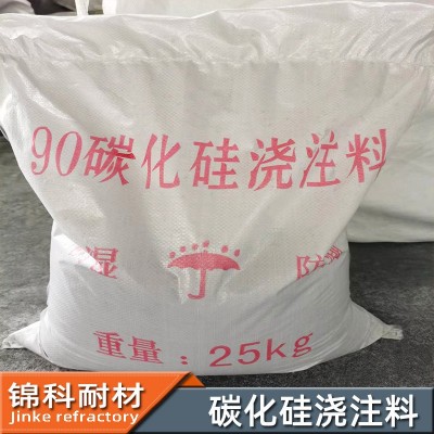 源头厂家生产碳化硅浇注料铜铝冶炼炉用强度好耐温好碳化硅浇注料图1