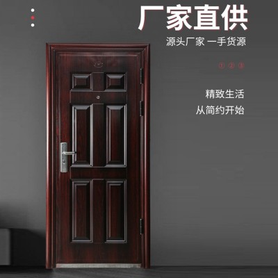 防盗门家用气窗单门钢质门进户门入户门 百搭高颜值 厂家直供图2