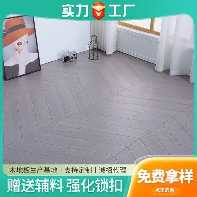 拼接复合木地板人字拼610*117鱼骨拼575*105整芯新料ENF木地板图4
