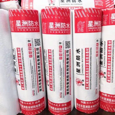 供应聚乙烯丙涤纶防水卷材 建筑屋面地下室复合高分子防水卷材图5