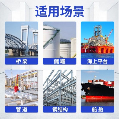 氟碳漆厂家定制 户外钢铁桥梁钢结构氟碳油漆 铁艺防锈金属面漆图4