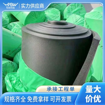 管道保温橡塑板20mm保温橡塑板泡沫海绵管b1级黑色阻燃橡塑板图2
