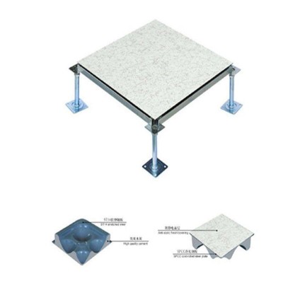 防静电地板价格机房网络活动地板架空地板600*600陶瓷防静电地板图4