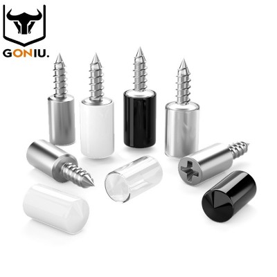 衣柜隔板钉支架玻璃托乒乓柜子托架中轴板托自攻板托销钉七字板托图2